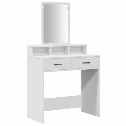Dressing Table White 79 x 41 x 140 cm Engineered Wood
