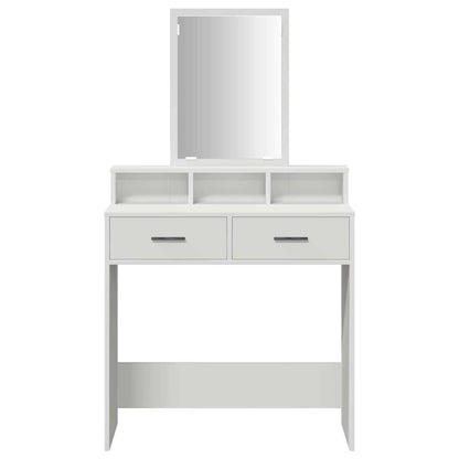Dressing Table White 79 x 41 x 140 cm Engineered Wood