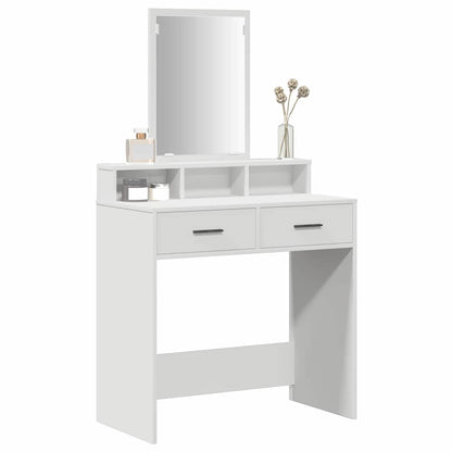 Dressing Table White 79 x 41 x 140 cm Engineered Wood