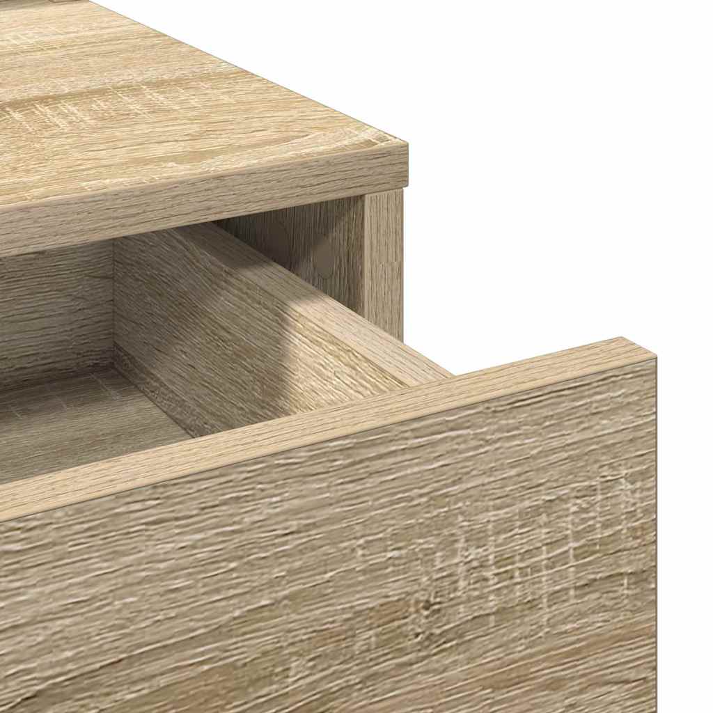 Dressing Table Sonoma Oak 79 x 41 x 140 cm Engineered Wood