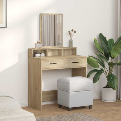 Dressing Table Sonoma Oak 79 x 41 x 140 cm Engineered Wood