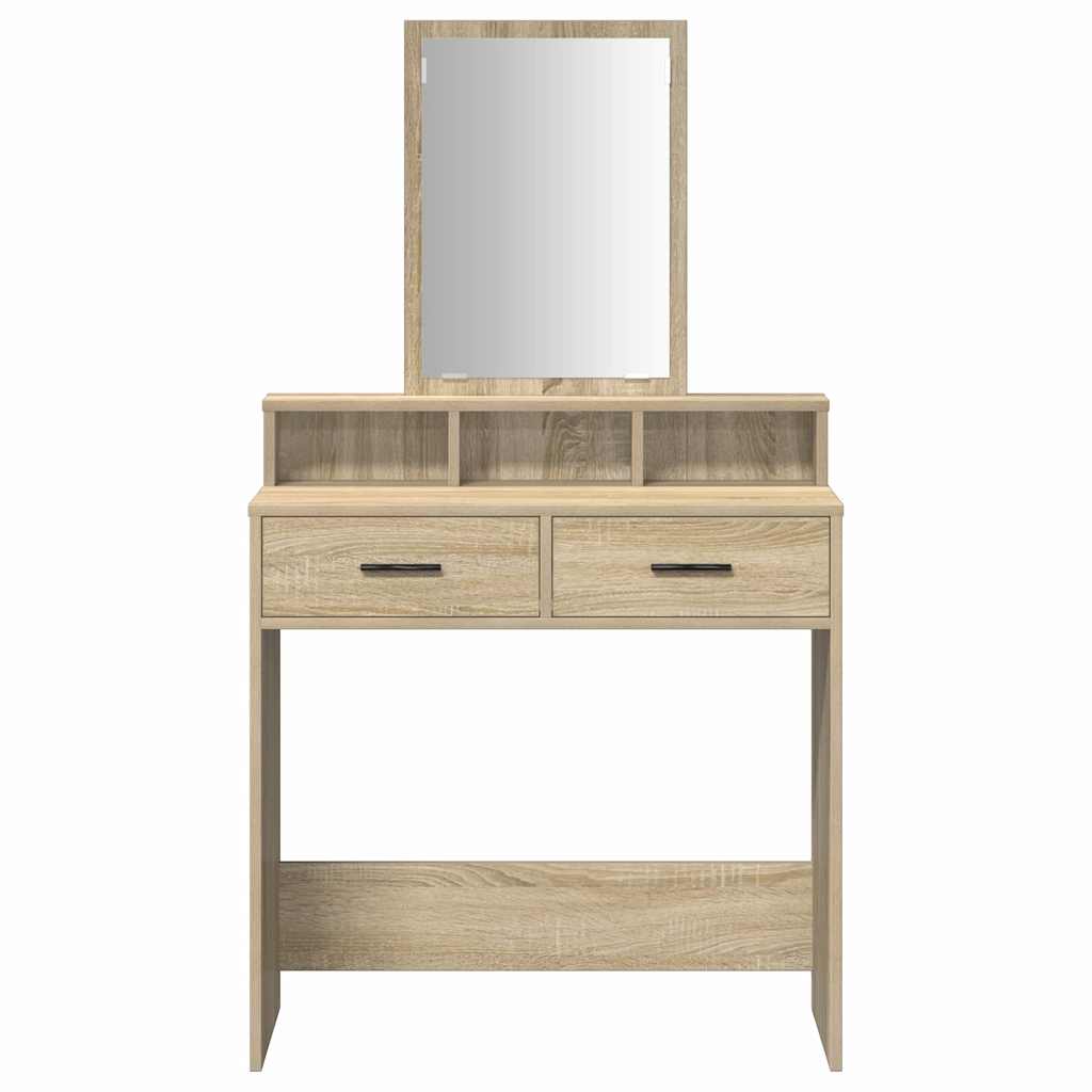 Dressing Table Sonoma Oak 79 x 41 x 140 cm Engineered Wood