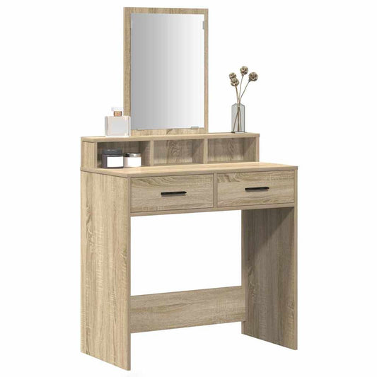Dressing Table Sonoma Oak 79 x 41 x 140 cm Engineered Wood