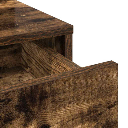 Dressing Table Smoked Oak 79 x 41 x 140 cm Engineered Wood