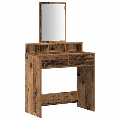 Dressing Table Old Wood 79 x 41 x 140 cm Engineered Wood