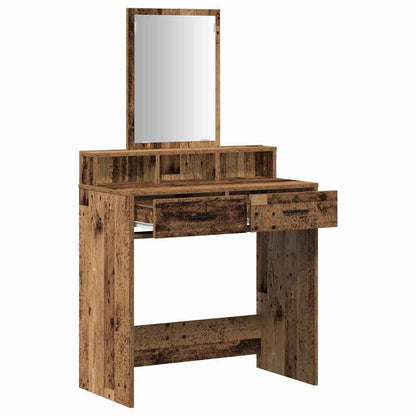 Dressing Table Old Wood 79 x 41 x 140 cm Engineered Wood