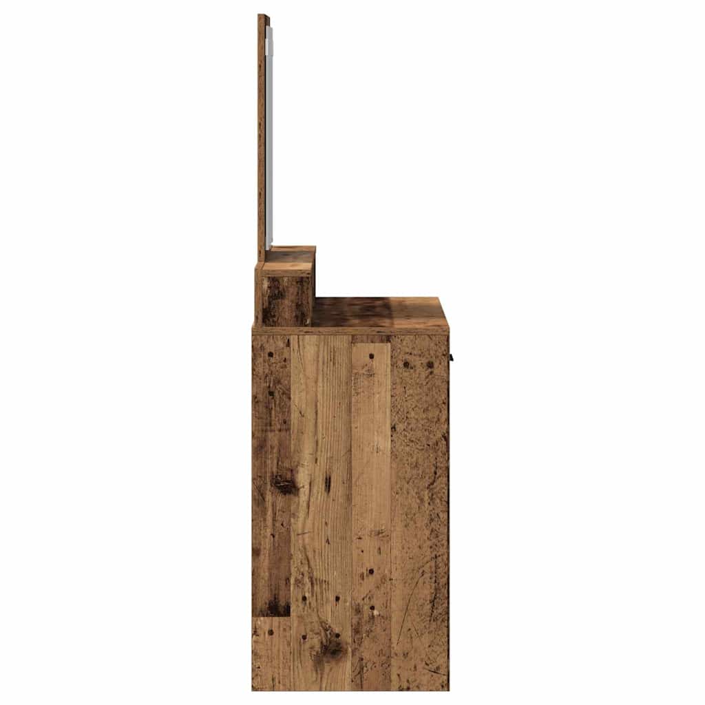 Dressing Table Old Wood 79 x 41 x 140 cm Engineered Wood