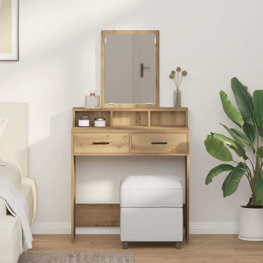 Dressing Table Artisan Oak 79 x 41 x 140 cm Engineered Wood
