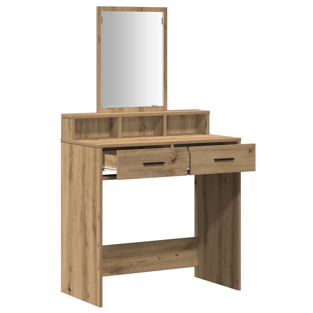 Dressing Table Artisan Oak 79 x 41 x 140 cm Engineered Wood