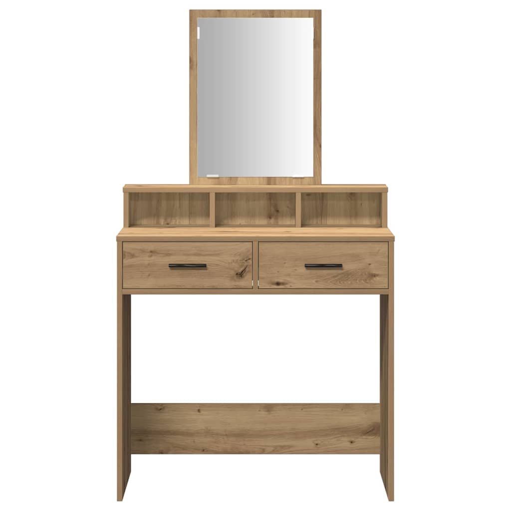 Dressing Table Artisan Oak 79 x 41 x 140 cm Engineered Wood