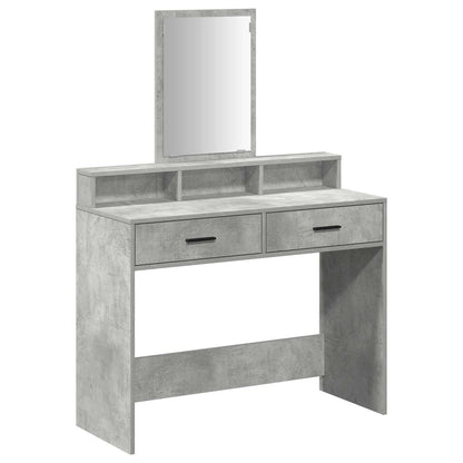 Dressing Table Concrete Grey 100 x 41 x 140 cm Engineered Wood
