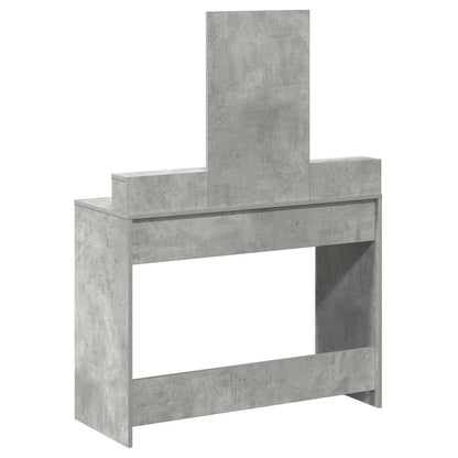 Dressing Table Concrete Grey 100 x 41 x 140 cm Engineered Wood