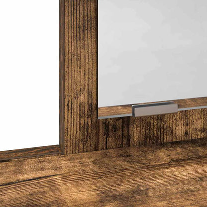 Dressing Table Smoked Oak 100 x 41 x 140 cm Engineered Wood