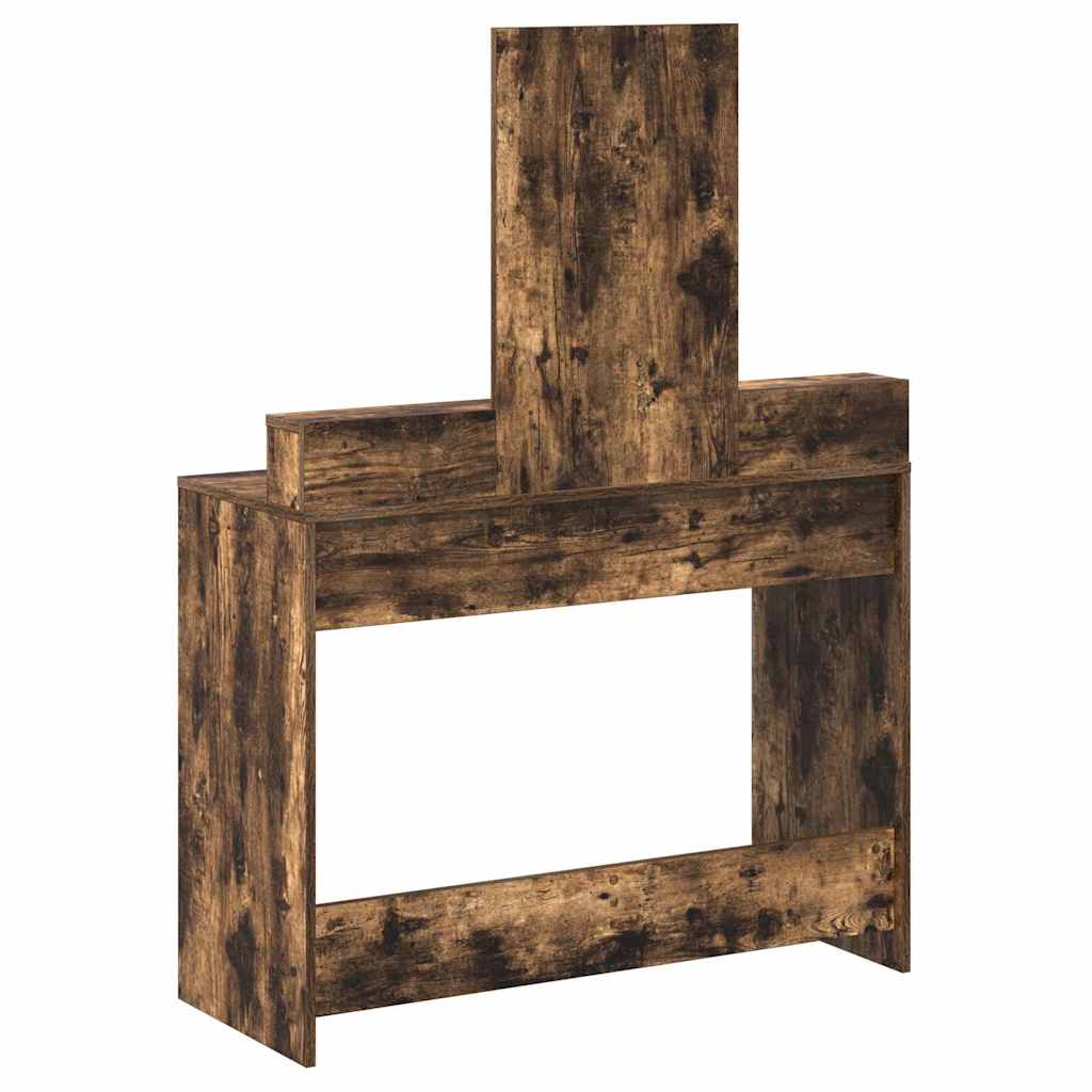Dressing Table Smoked Oak 100 x 41 x 140 cm Engineered Wood