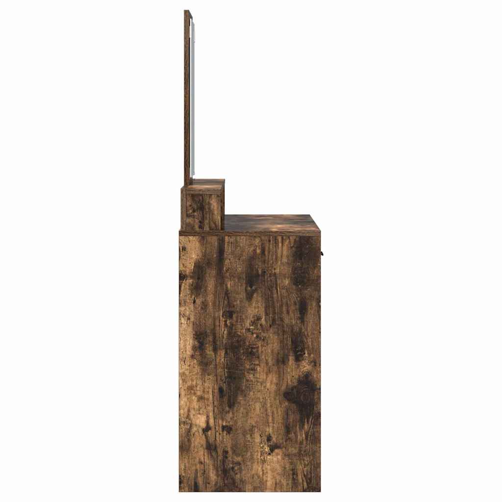 Dressing Table Smoked Oak 100 x 41 x 140 cm Engineered Wood