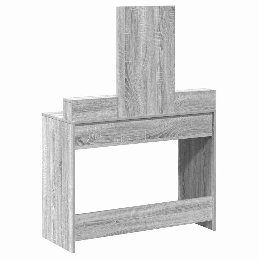 Dressing Table Grey Sonoma 100 x 41 x 140 cm Engineered Wood
