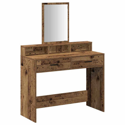 Dressing Table Old Wood 100 x 41 x 140 cm Engineered Wood