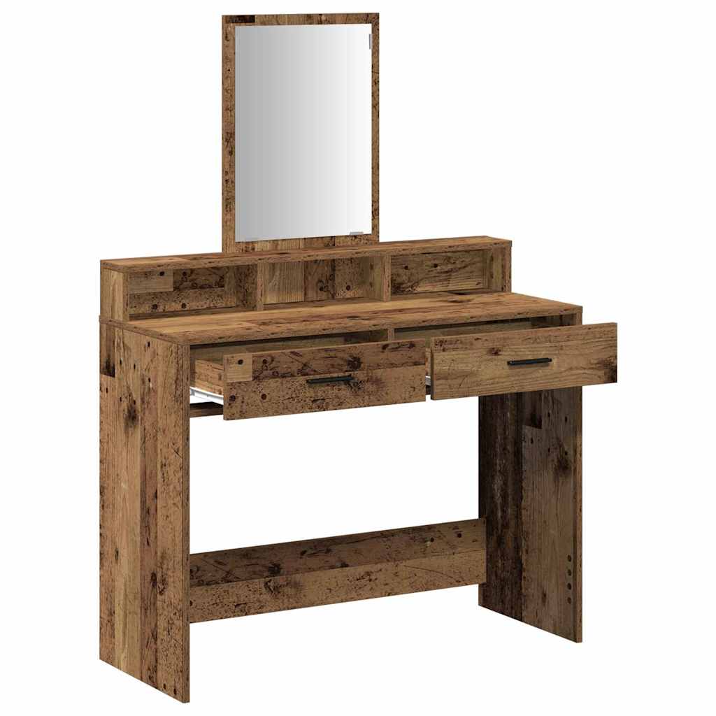 Dressing Table Old Wood 100 x 41 x 140 cm Engineered Wood