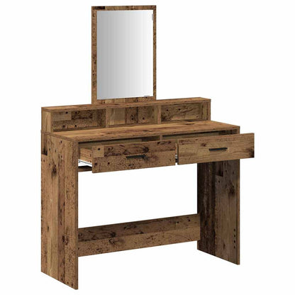 Dressing Table Old Wood 100 x 41 x 140 cm Engineered Wood