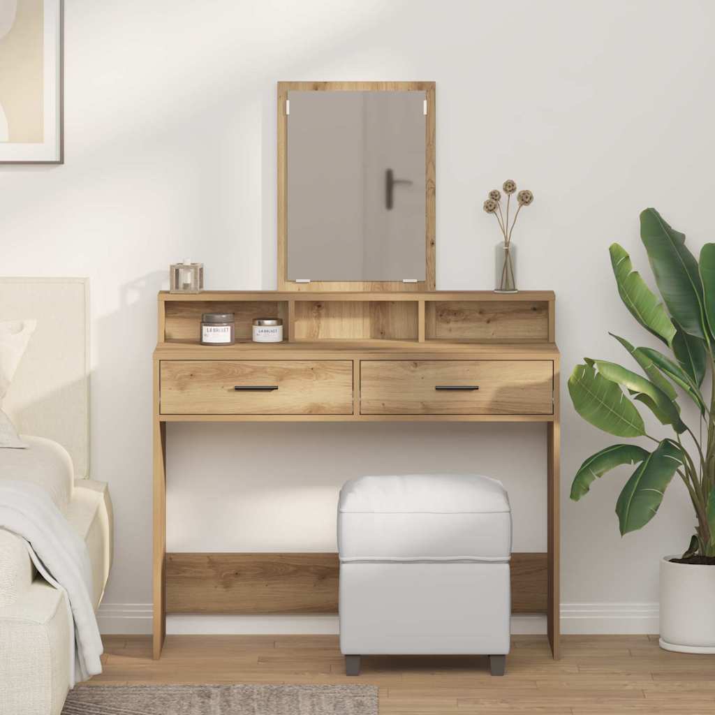 Dressing Table Artisan Oak 100 x 41 x 140 cm Engineered Wood