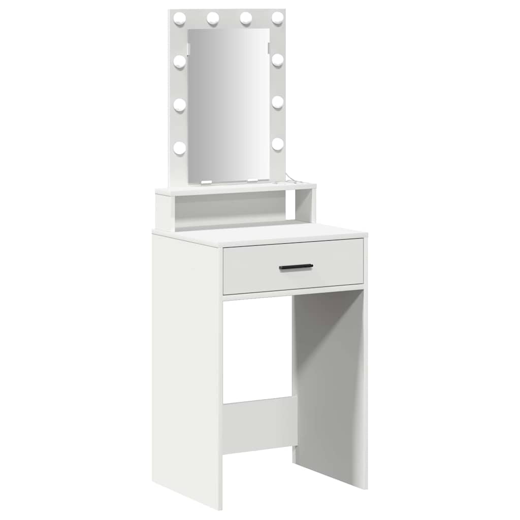 Dressing Table White 50 x 41 x 140 cm Engineered Wood