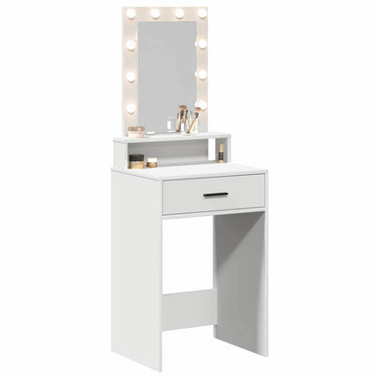 Dressing Table White 50 x 41 x 140 cm Engineered Wood