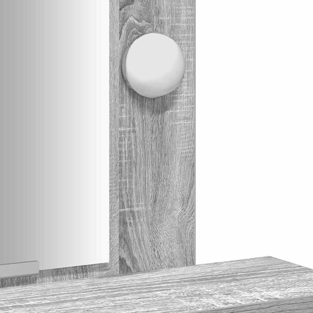 Dressing Table Grey 50 x 41 x 140 cm Engineered Wood