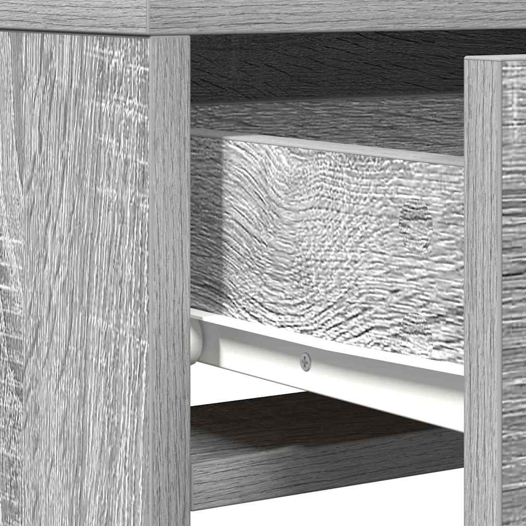 Dressing Table Grey 50 x 41 x 140 cm Engineered Wood