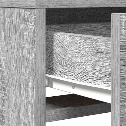 Dressing Table Grey 50 x 41 x 140 cm Engineered Wood