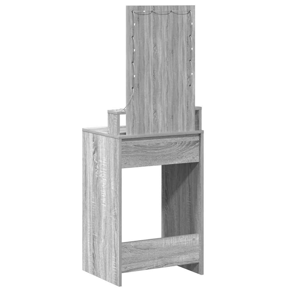 Dressing Table Grey 50 x 41 x 140 cm Engineered Wood