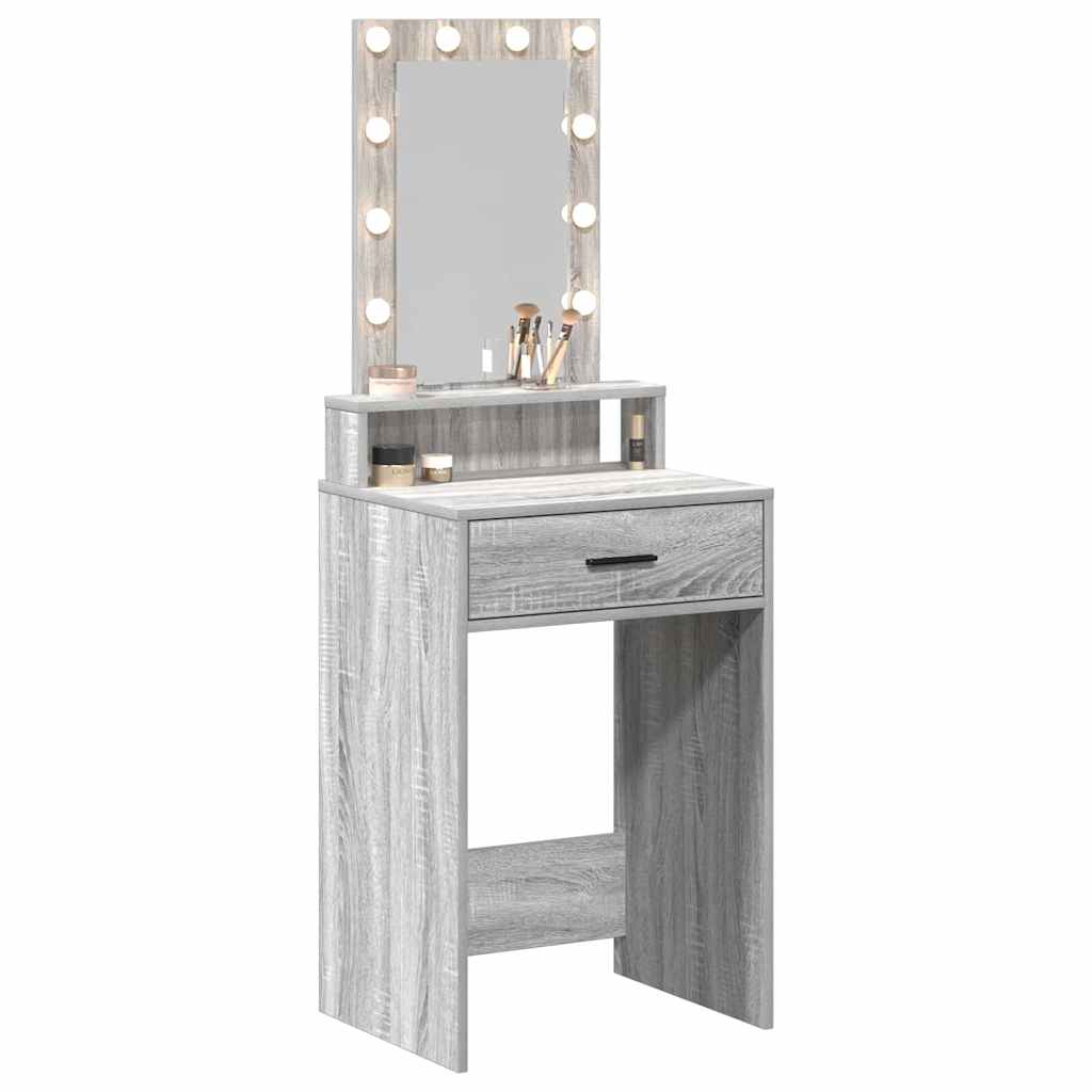 Dressing Table Grey 50 x 41 x 140 cm Engineered Wood
