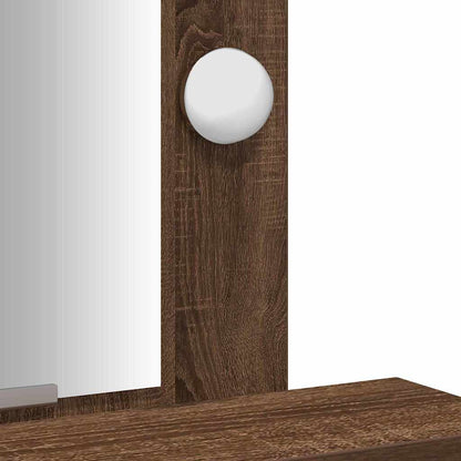 Dressing Table Brown 50 x 41 x 140 cm Engineered Wood