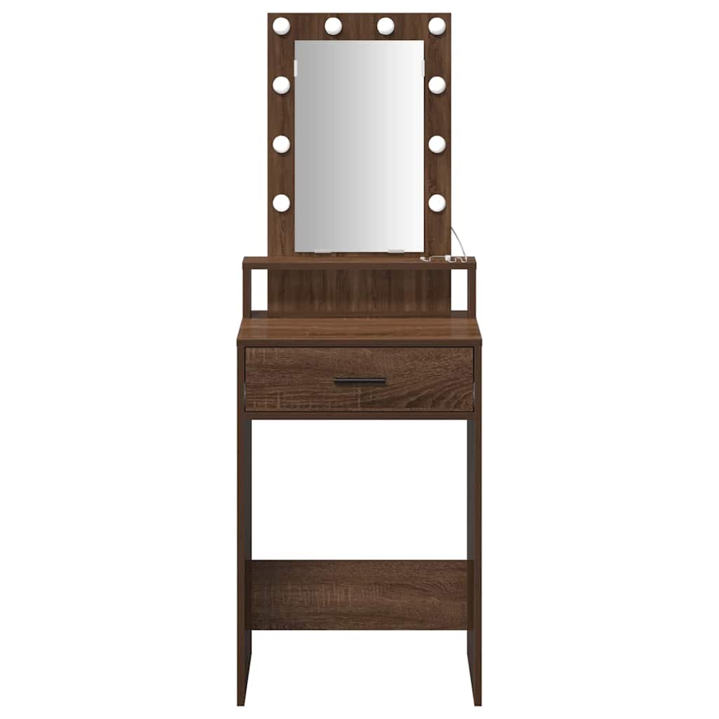 Dressing Table Brown 50 x 41 x 140 cm Engineered Wood