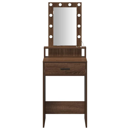 Dressing Table Brown 50 x 41 x 140 cm Engineered Wood