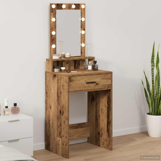Dressing Table Brown 50 x 41 x 140 cm Engineered Wood