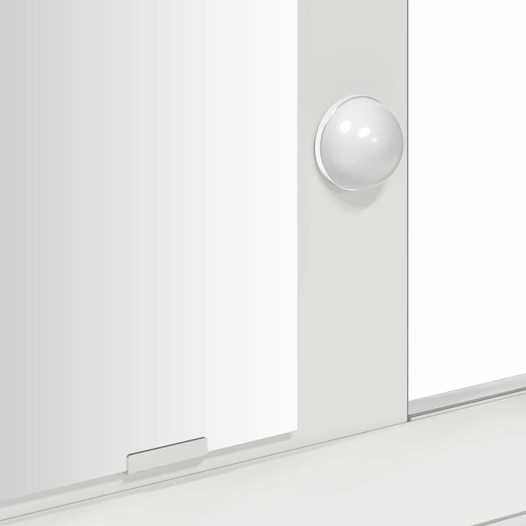 Dressing Table White 79 x 41 x 140 cm Engineered Wood