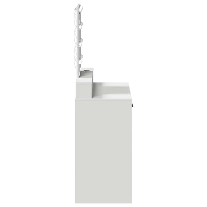 Dressing Table White 79 x 41 x 140 cm Engineered Wood
