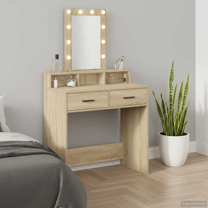 Dressing Table Brown 79 x 41 x 140 cm Engineered Wood