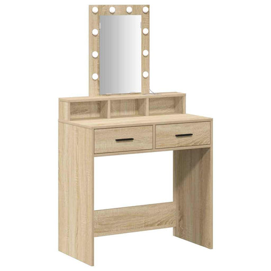 Dressing Table Brown 79 x 41 x 140 cm Engineered Wood