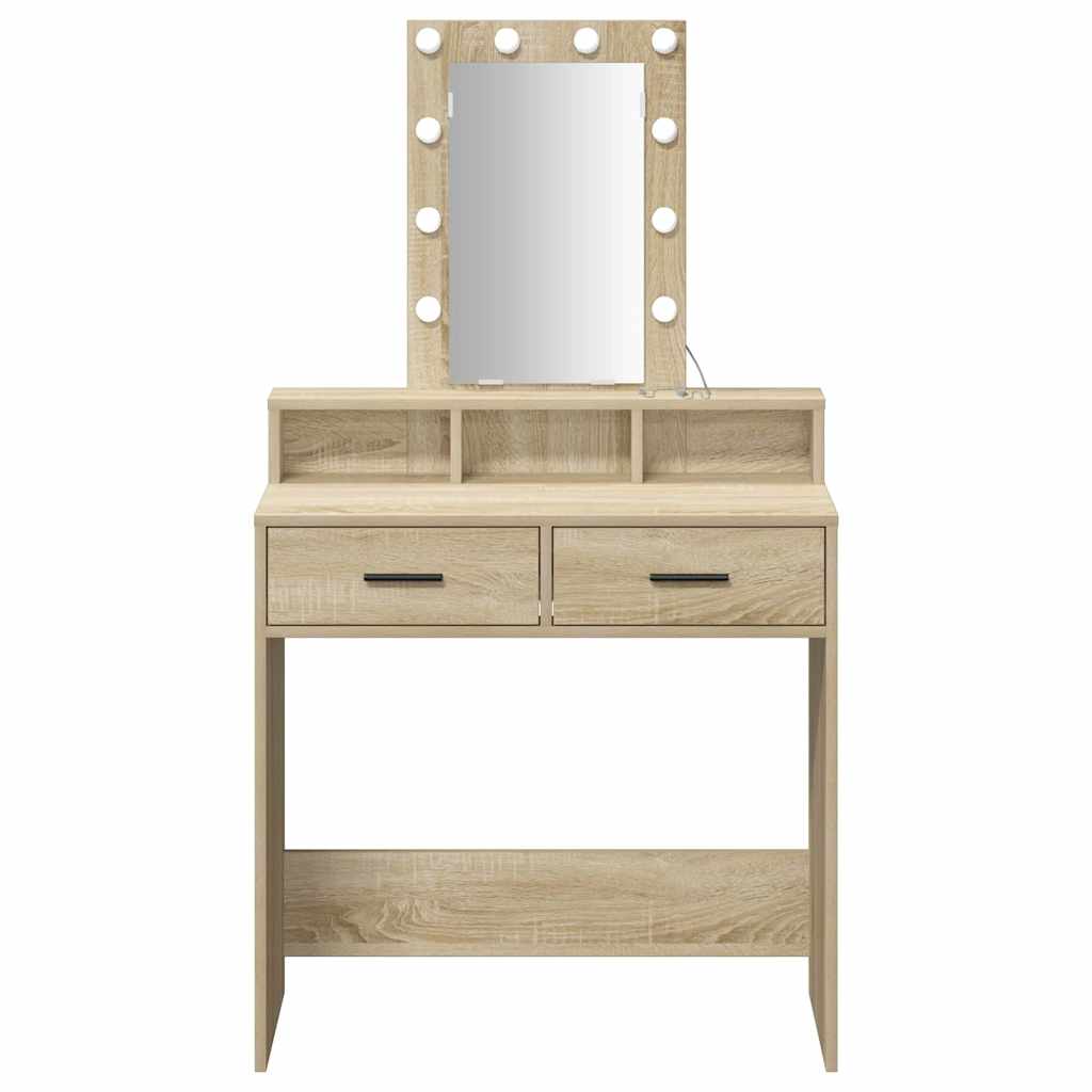 Dressing Table Brown 79 x 41 x 140 cm Engineered Wood