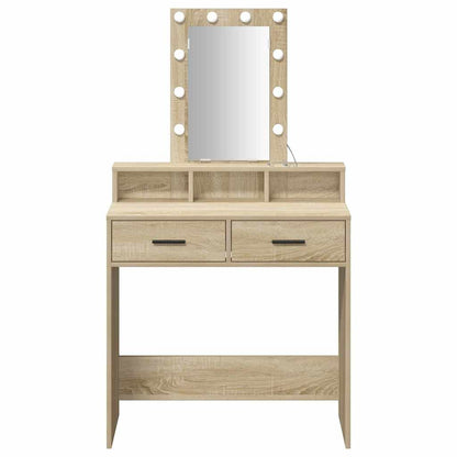 Dressing Table Brown 79 x 41 x 140 cm Engineered Wood