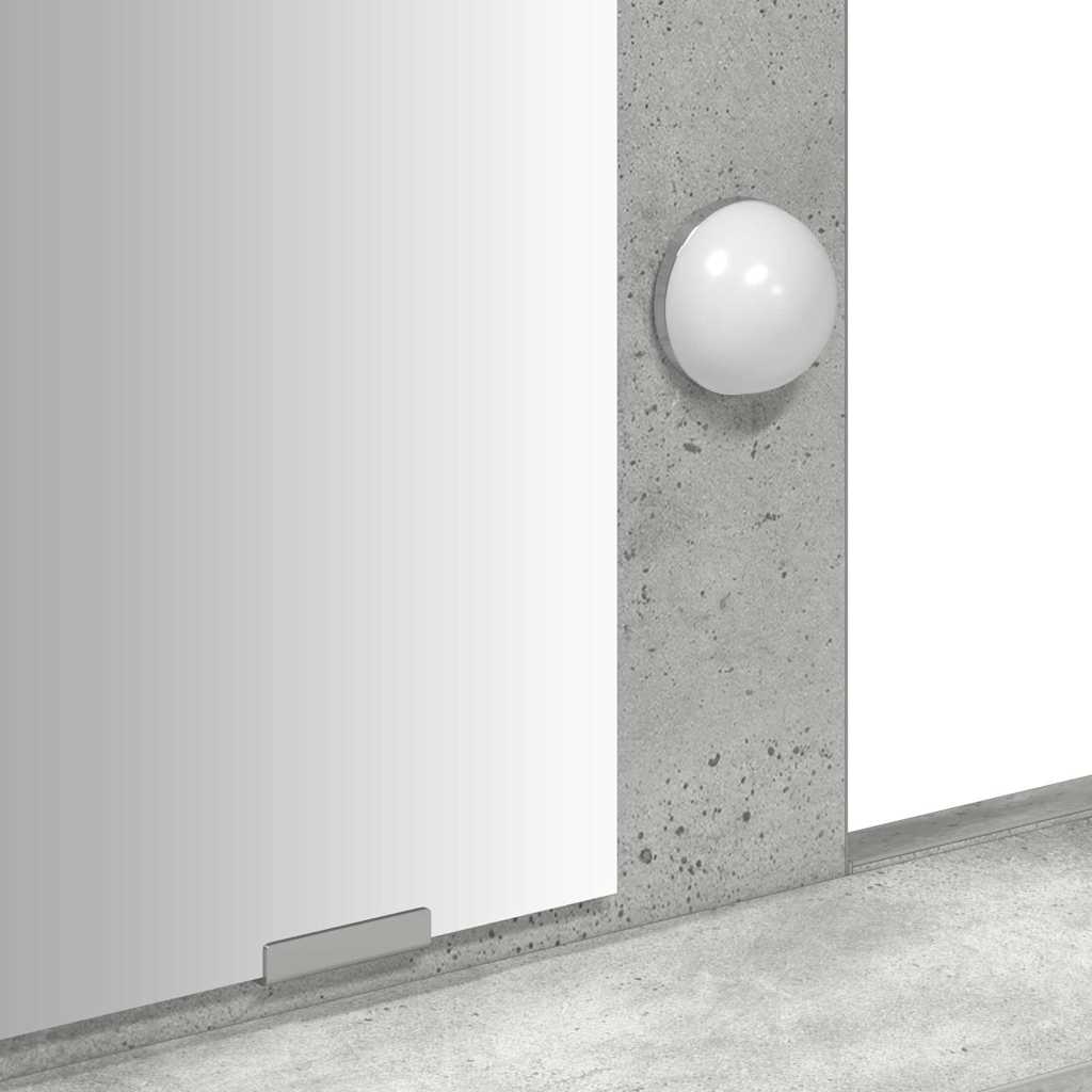 Dressing Table Grey 79 x 41 x 140 cm Engineered Wood