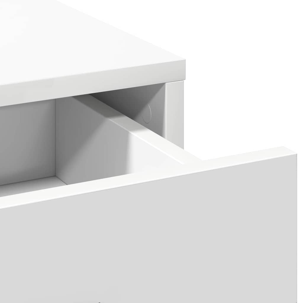 Dressing Table White 100 x 41 x 140 cm Engineered Wood