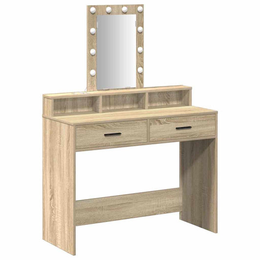 Dressing Table Brown 100 x 41 x 140 cm Engineered Wood