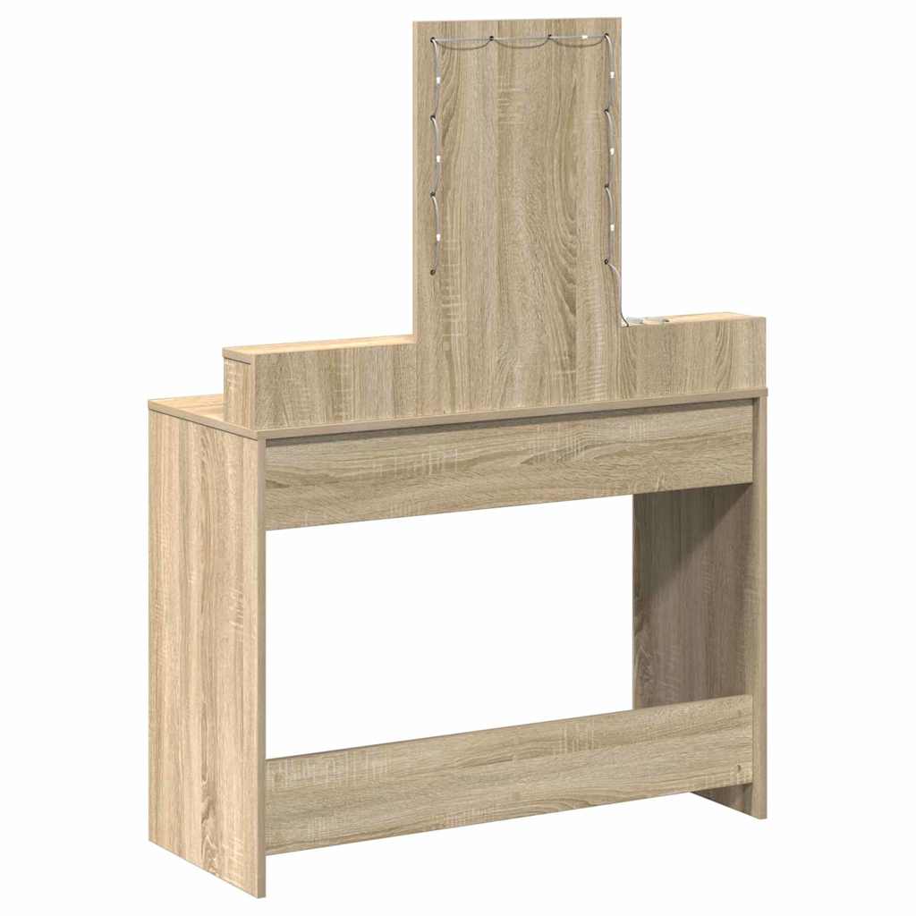 Dressing Table Brown 100 x 41 x 140 cm Engineered Wood