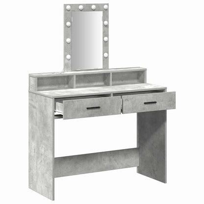 Dressing Table Grey 100 x 41 x 140 cm Engineered Wood
