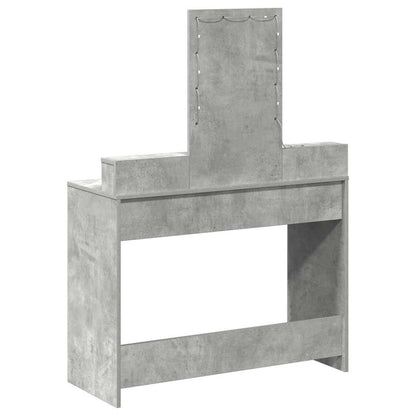 Dressing Table Grey 100 x 41 x 140 cm Engineered Wood