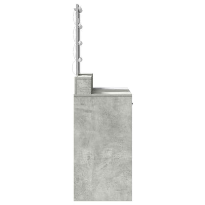 Dressing Table Grey 100 x 41 x 140 cm Engineered Wood