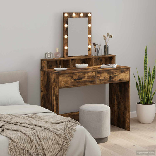 Dressing Table Brown 100 x 41 x 140 cm Engineered Wood