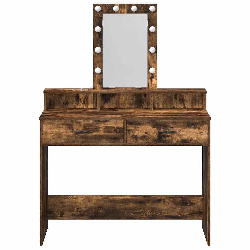Dressing Table Brown 100 x 41 x 140 cm Engineered Wood